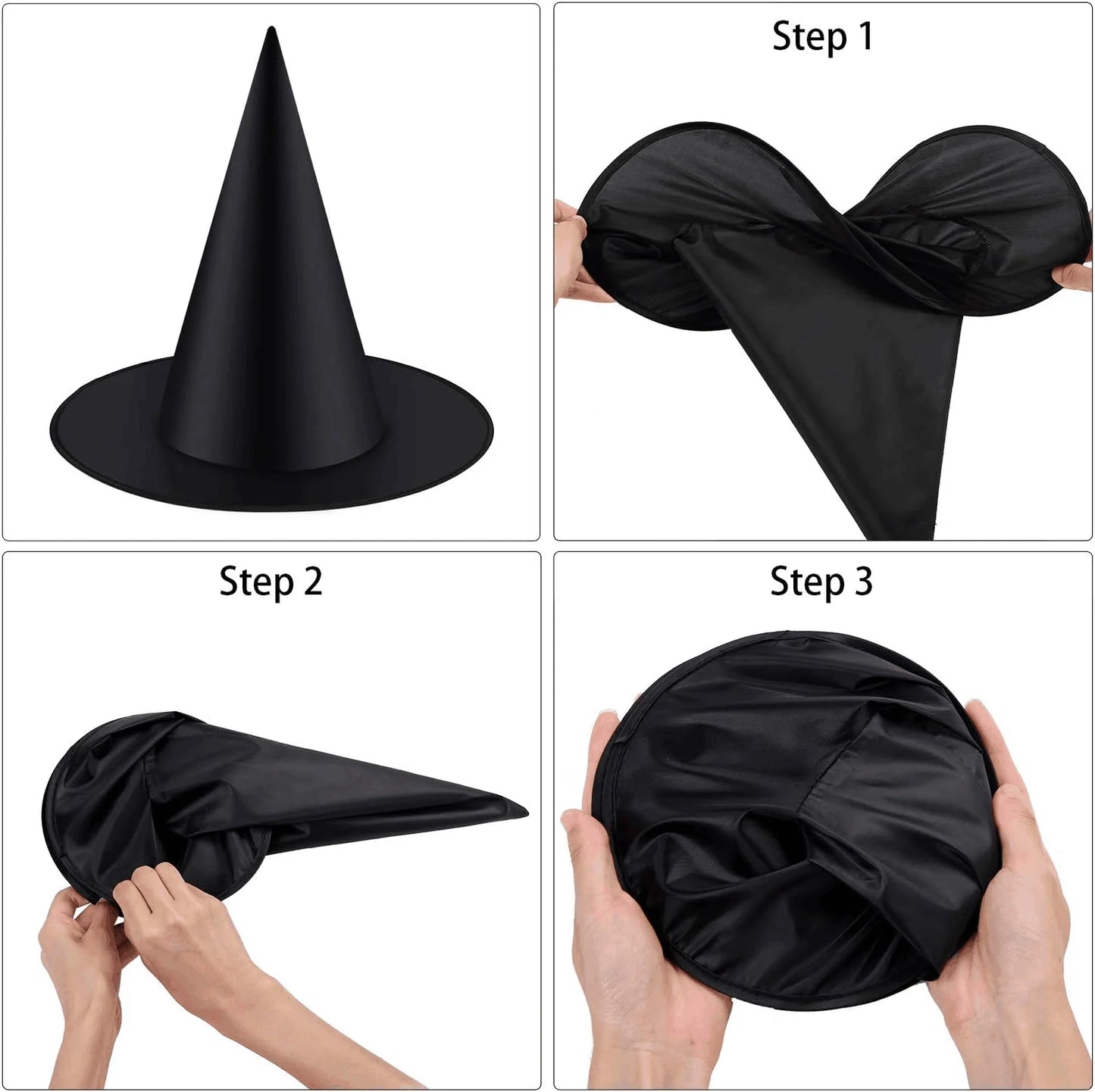 12pcs Witch Hats