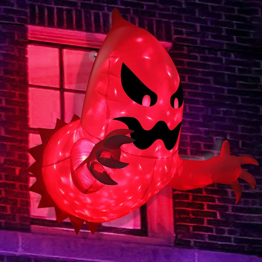 1.4m Halloween Inflatable Ghost Horror Window