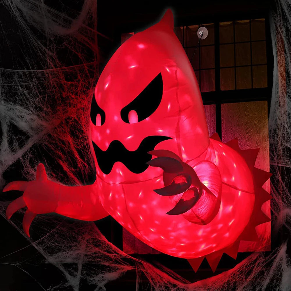 1.4m Halloween Inflatable Ghost Horror Window